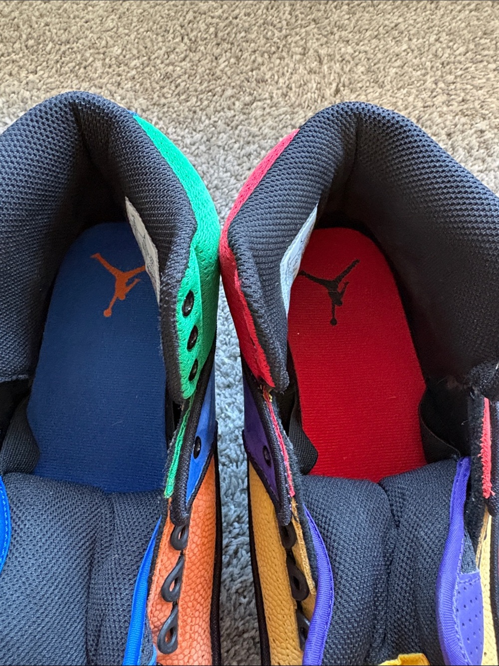Air Jordan 2 Retro Multi-Color Rivals Women's Size 8 - Excellent Condition - Picture 7 of 7